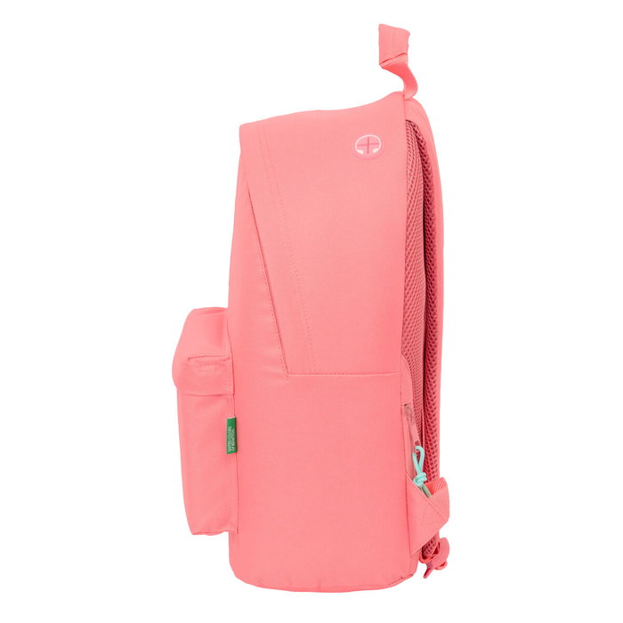Mochila Escolar Benetton benetton basics Coral 31 x 41 x 16 cm