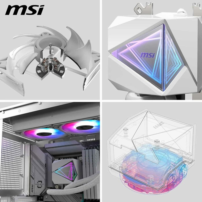 MSI MAG CoreLiquid I240 Blanco