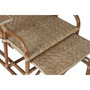 DKD Home Decor Set de Tumbona y Mesa de Ratán Natural Exotic 23 de 3 piezas
