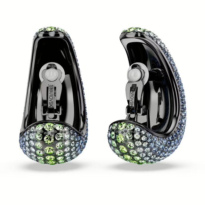 Swarovski Pendientes Multicolor con Baño de Rutenio Swarovski Pendientes Multicolor con Baño de Rutenio