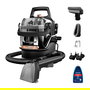 Bissell 3700N SpotClean HydroSteam Pro - Limpiador a Vapor de Cilindro 1.9 L, 1000W, para Alfombra, Suelo y Tapicería, Incluye Brocha y Boquilla, Negro/Cobre
