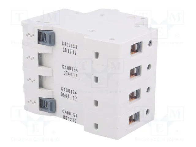 SIEMENS 5SL6440-7 Interruptor magnetotérmico 4 polos 40A Característica C SIEMENS 5SL6440-7 Interruptor magnetotérmico 4 polos 40A Característica C