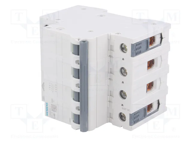 SIEMENS 5SL6440-7 Interruptor magnetotérmico 4 polos 40A Característica C SIEMENS 5SL6440-7 Interruptor magnetotérmico 4 polos 40A Característica C