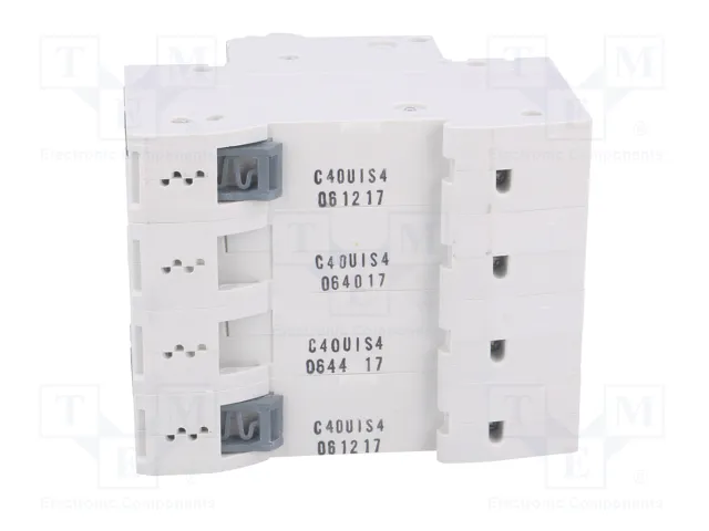 SIEMENS 5SL6440-7 Interruptor magnetotérmico 4 polos 40A Característica C SIEMENS 5SL6440-7 Interruptor magnetotérmico 4 polos 40A Característica C
