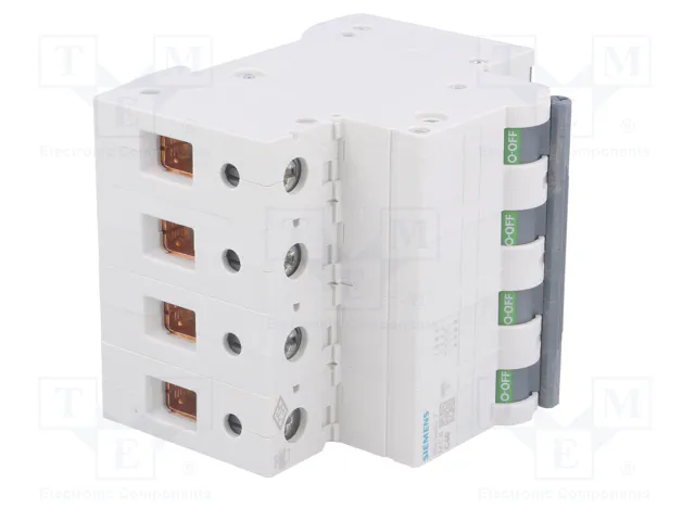 SIEMENS 5SL6440-7 Interruptor magnetotérmico 4 polos 40A Característica C SIEMENS 5SL6440-7 Interruptor magnetotérmico 4 polos 40A Característica C