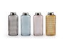 Inde Botella de Vidrio Pintada 1.8L con Tapa de Acero 11.6x9.3x28 cm (8 Unidades)