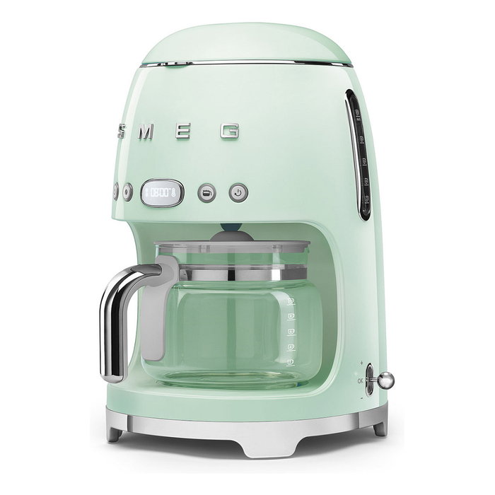 Smeg DCF02PGEU Cafetera de Filtro 50s Style 1.4 L 10 Tazas Pastel Verde Smeg DCF02PGEU Cafetera de Filtro 50s Style 1.4 L 10 Tazas Pastel Verde