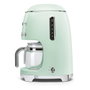 Smeg DCF02PGEU Cafetera de Filtro 50s Style 1.4 L 10 Tazas Pastel Verde