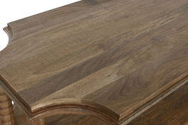 DKD Home Decor Mesa Centro Mango Torneada 80 x 48 x 131 cm