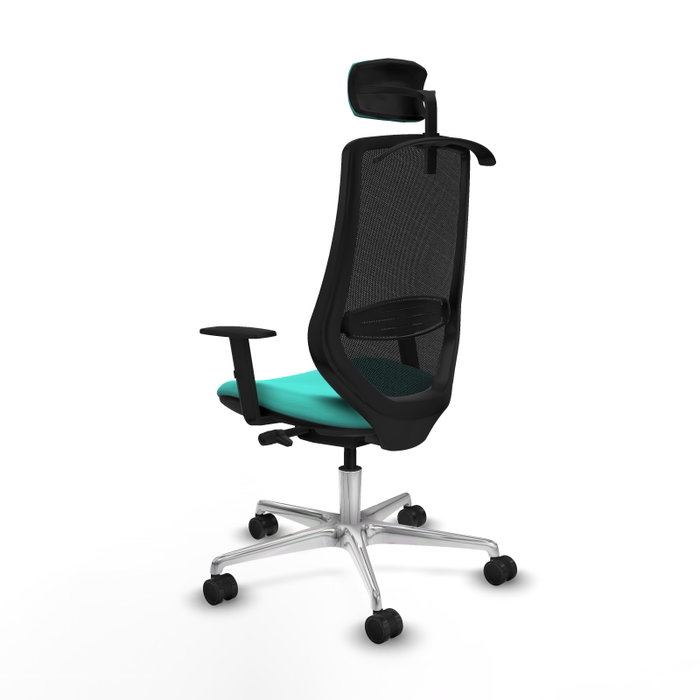 PIQUERAS Y CRESPO Silla de oficina Mardos con mecanismo Sincro/Traslack, Turquesa y Negro PIQUERAS Y CRESPO Silla de oficina Mardos con mecanismo Sincro/Traslack, Turquesa y Negro