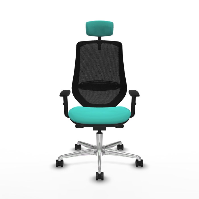 PIQUERAS Y CRESPO Silla de oficina Mardos con mecanismo Sincro/Traslack, Turquesa y Negro PIQUERAS Y CRESPO Silla de oficina Mardos con mecanismo Sincro/Traslack, Turquesa y Negro