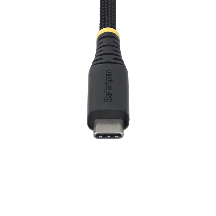 Startech S2CEPR3M-USB-CABLE Cable USB-C a USB-C Negro de Carga Rápida 240W PD 3.1 EPR para Portátil y Smartphone, Certificado USB-IF, 3 Metros, Silicona y Nylon Trenzado