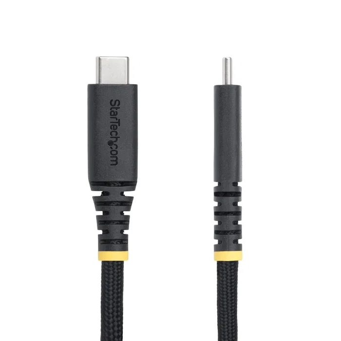 Startech S2CEPR3M-USB-CABLE Cable USB-C a USB-C Negro de Carga Rápida 240W PD 3.1 EPR para Portátil y Smartphone, Certificado USB-IF, 3 Metros, Silicona y Nylon Trenzado
