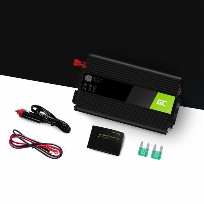 Green Cell Inversor de Corriente INV03DE 12V a 230V 500W