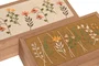 DKD Home Decor Caja de Madera con Flores (Surtido)