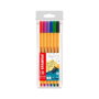 Stabilo Point 88 Estuche de 6 Rotuladores punta fibra 0,4 mm colores surtidos