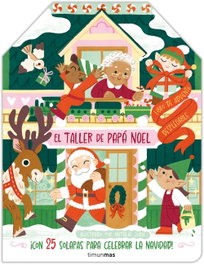 TIMUN MAS, El taller de Papá Noel. Libro de Adviento desplegable - Natàlia Juan Abelló