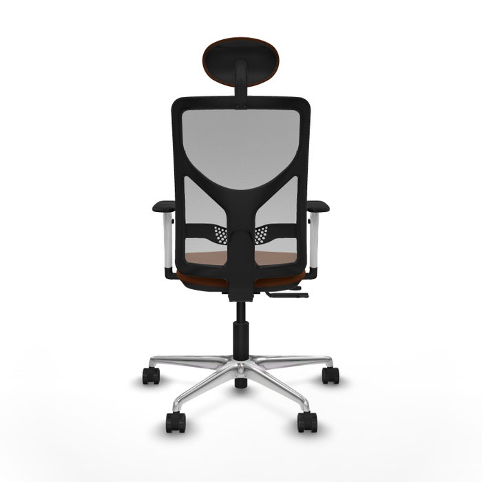 PIQUERAS Y CRESPO Silla de oficina Motilla con mecanismo Sincro/Traslack Marrón y Gris PIQUERAS Y CRESPO Silla de oficina Motilla con mecanismo Sincro/Traslack Marrón y Gris
