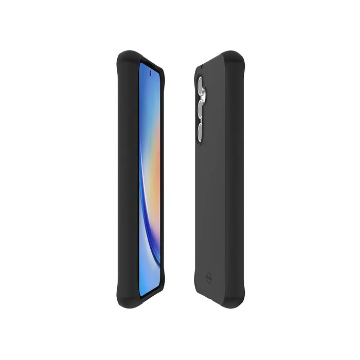 Mobilis Funda Samsung Galaxy A35 5G, 16.8 cm (6.6"), Negro, Ref. 066069 - Antibacteriana, Protección Anticaídas hasta 3m, Resistente a Golpes