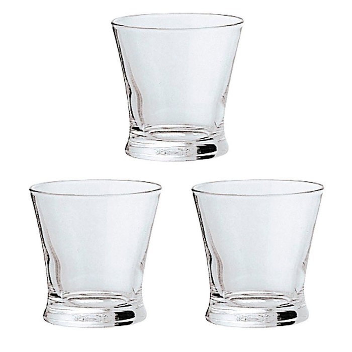 Set 3 Vasos Bajos Vidrio Carajillo Luminarc 11 cL Set 3 Vasos Bajos Vidrio Carajillo Luminarc 11 cL