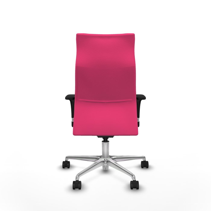 PIQUERAS Y CRESPO Sillón Albacete con mecanismo Sincro, Similpiel Rosa, Base Aluminio, Brazos 1D PIQUERAS Y CRESPO Sillón Albacete con mecanismo Sincro, Similpiel Rosa, Base Aluminio, Brazos 1D