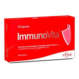 VITAE Inmunovita 15Cap. Refuerza Defensas, Previene y Trata Gripe y Resfriado