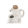 DKD Home Decor Set de Aceitera y Vinagrera de Porcelana con Corcho