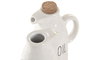 DKD Home Decor Set de Aceitera y Vinagrera de Porcelana con Corcho