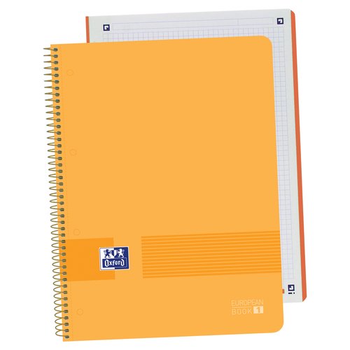 OXFORD Set de 5 Cuadernos School EU.Book 1 Live&Go Micro A4+ Cuadrícula 5x5 Melocotón OXFORD Set de 5 Cuadernos School EU.Book 1 Live&Go Micro A4+ Cuadrícula 5x5 Melocotón
