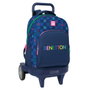 Safta Mochila Benetton Damero con Ruedas Compact Evolution Extraíble