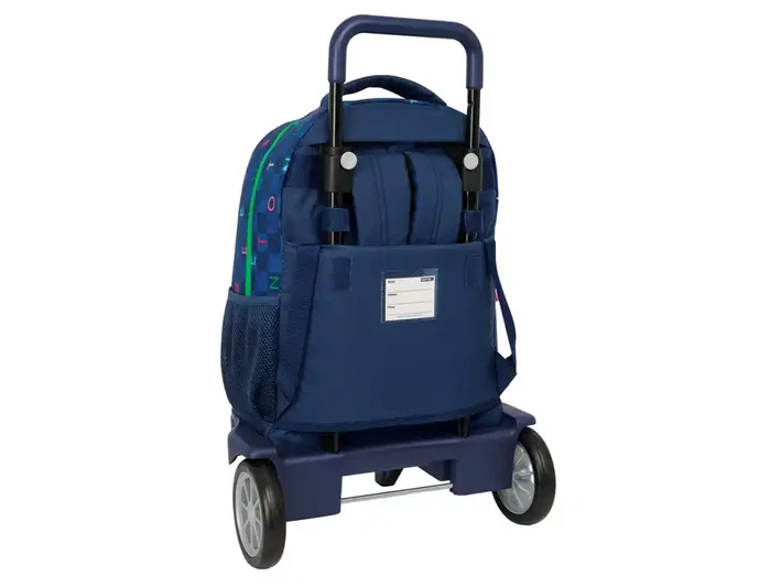 Safta Mochila Benetton Damero con Ruedas Compact Evolution Extraíble Safta Mochila Benetton Damero con Ruedas Compact Evolution Extraíble