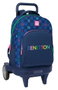 Safta Mochila Benetton Damero con Ruedas Compact Evolution Extraíble