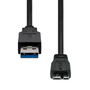 ProXtend USB3AMB Cable USB 3.2 Gen1 A a Micro B M/M Negro 1 Metro