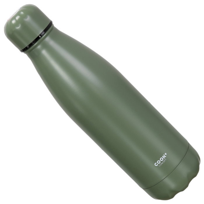 Cook Concept Termo Botella 500 Ml Verde Acero Inoxidable Doble Pared Frío 18h Caliente 6h Cook Concept Termo Botella 500 Ml Verde Acero Inoxidable Doble Pared Frío 18h Caliente 6h