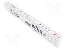 WIHA Regla plegable Longlife® Plus de 2 m, blanca