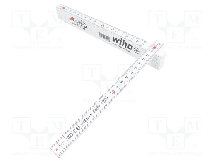 WIHA Regla plegable Longlife® Plus de 2 m, blanca WIHA Regla plegable Longlife® Plus de 2 m, blanca