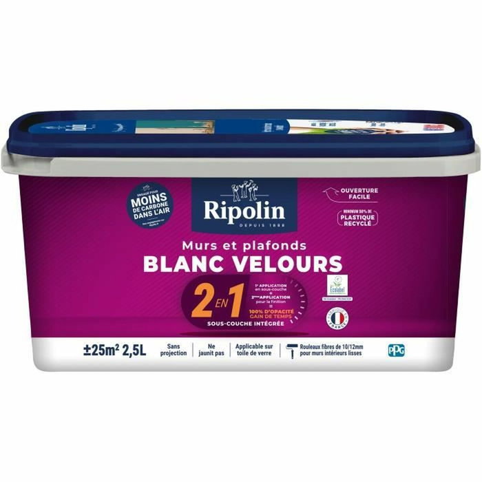 Pintura de Imprimación Ripolin Blanco 2,5 L Satinado Pintura de Imprimación Ripolin Blanco 2,5 L Satinado