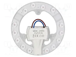ADVITI Panel Luminoso LED 12W 3000K 137mm