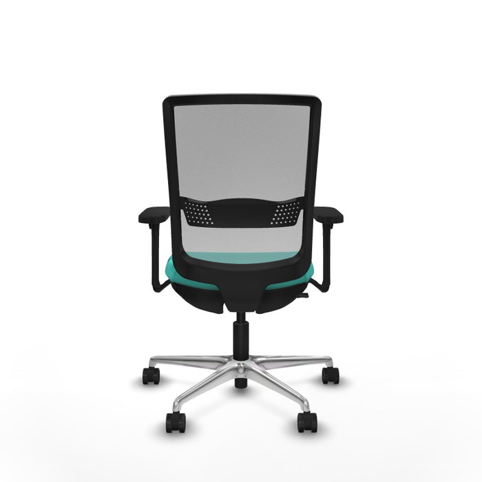 PIQUERAS Y CRESPO Silla de oficina Haches con mecanismo Sincro/Traslack, Turquesa y Gris PIQUERAS Y CRESPO Silla de oficina Haches con mecanismo Sincro/Traslack, Turquesa y Gris