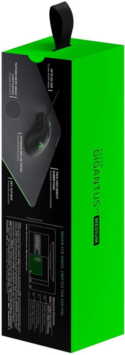 Razer Gigantus V2 Medium Negro, Verde