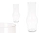 Giftdecor Jarron Estrecho Esfera Alto Transparente Vidrio 19.5x38x19.5cm