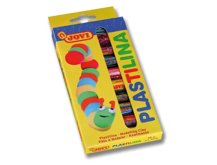 Jovi Estuche de 10 Barras de Plastilina Colores Surtidos