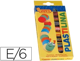 Jovi Plastilina Estuche 10 Barras Colores Surtidos, No Mancha Ni Seca, 15g