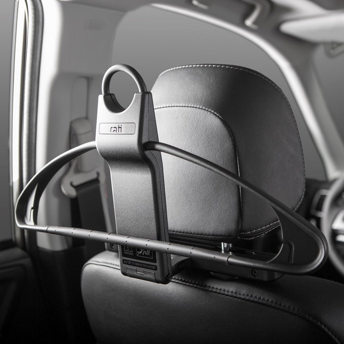 Rati V01350 Percha para Ropa y Trajes con Soporte para Coche, Producto Europeo de Calidad OEM, Fácil de Instalar Rati V01350 Percha para Ropa y Trajes con Soporte para Coche, Producto Europeo de Calidad OEM, Fácil de Instalar