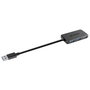 Transcend HUB2 USB 3.2 Gen 1 Hub de 4 Puertos Negro