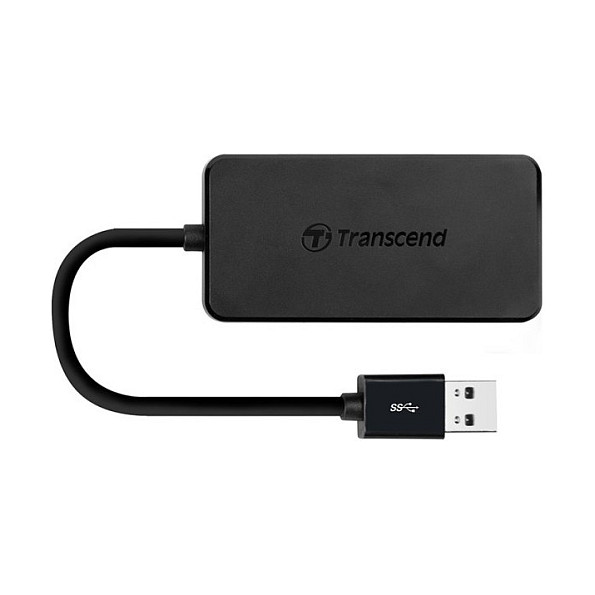 Transcend HUB2 USB 3.1 Gen 1 Negro