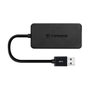 Transcend HUB2 USB 3.1 Gen 1 Negro