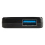 Transcend HUB2 - USB Hub de 4 Puertos USB 3.2 Gen 1 (3.1 Gen 1) Tipo A, Color Negro, Certificado CE/FCC/BSMI/KC/RCM/EAC, Alimentación por USB (5V/0.9A), 29g