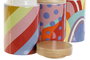 DKD Home Decor Bote Dolomite y Bambú 1L Surtido