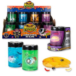 Bizak Madballs Laboratorio de Slime - Juguete Sorpresa con Slime y Accesorios - 4 Personajes para Coleccionar - 1 Unidad Aleatoria
